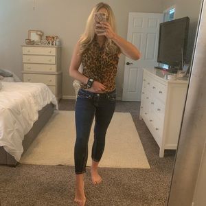 Knox rose cropped skinny jeans size 4